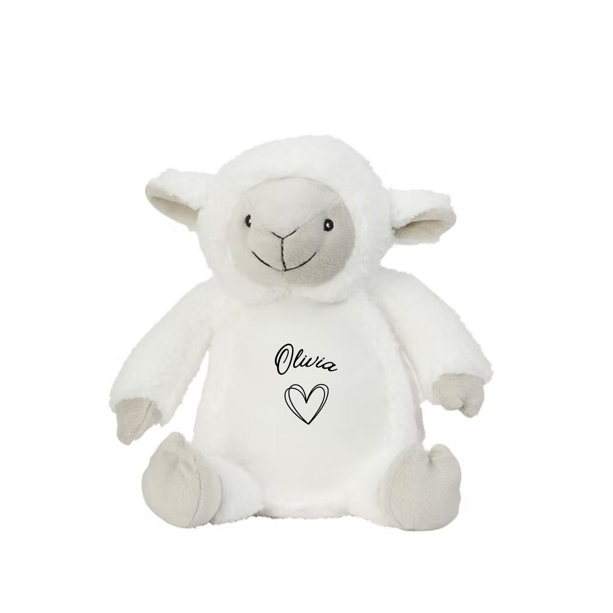 MLW By Design - Personalised Lamb Plush Toy | 4 Print Colours