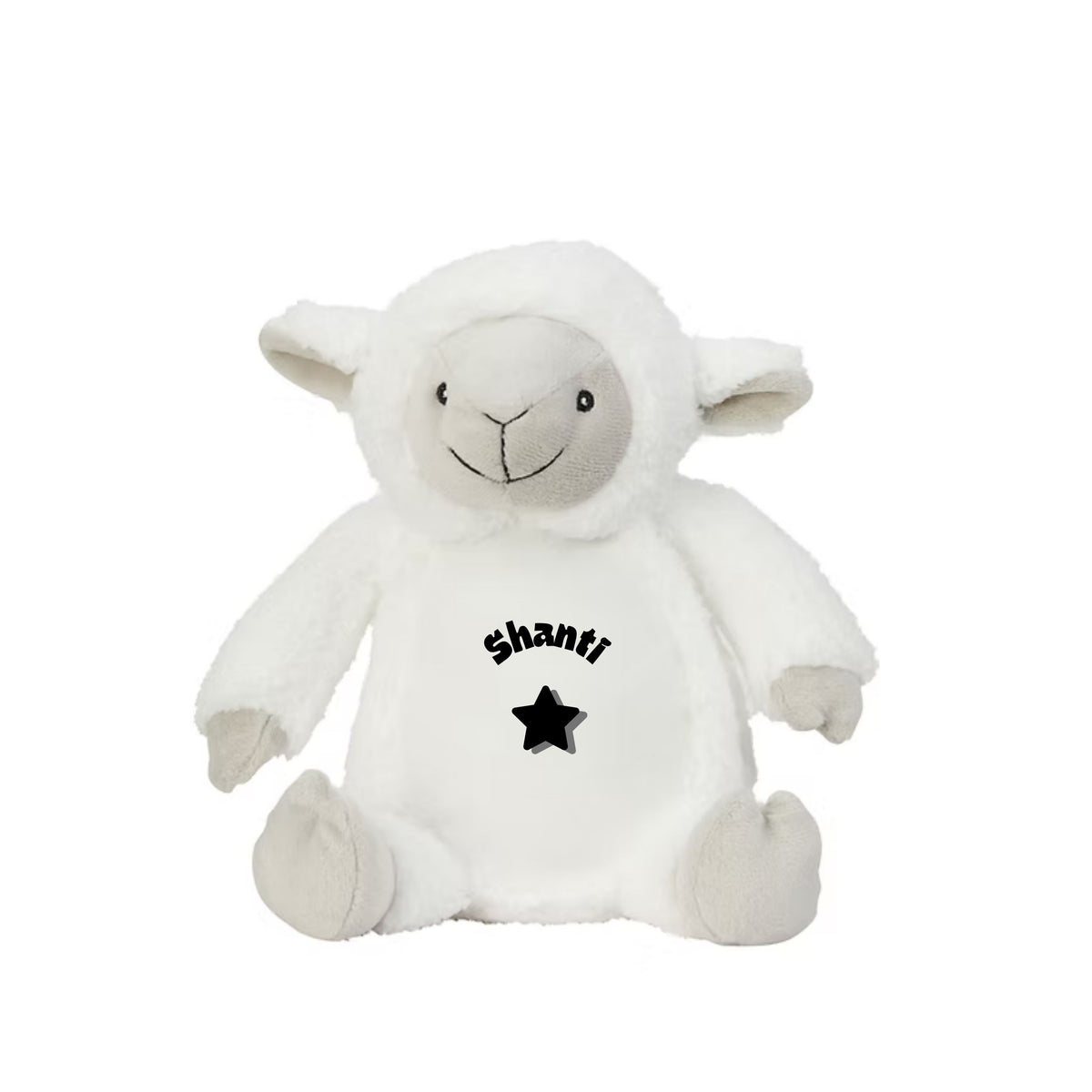 MLW By Design - Personalised Lamb Plush Toy | 4 Print Colours