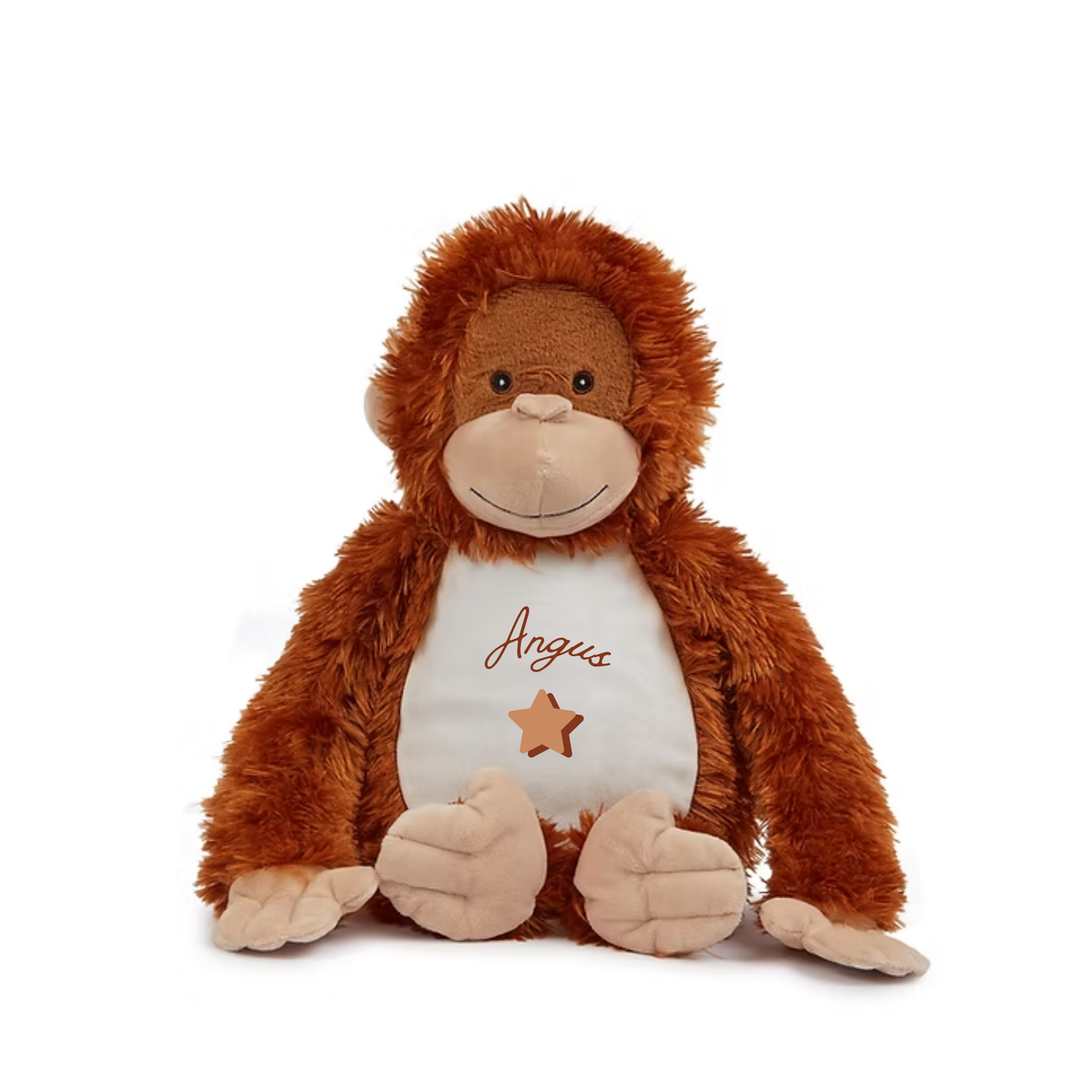 MLW By Design - Personalised Monkey Plush Toy | 4 Print Colours