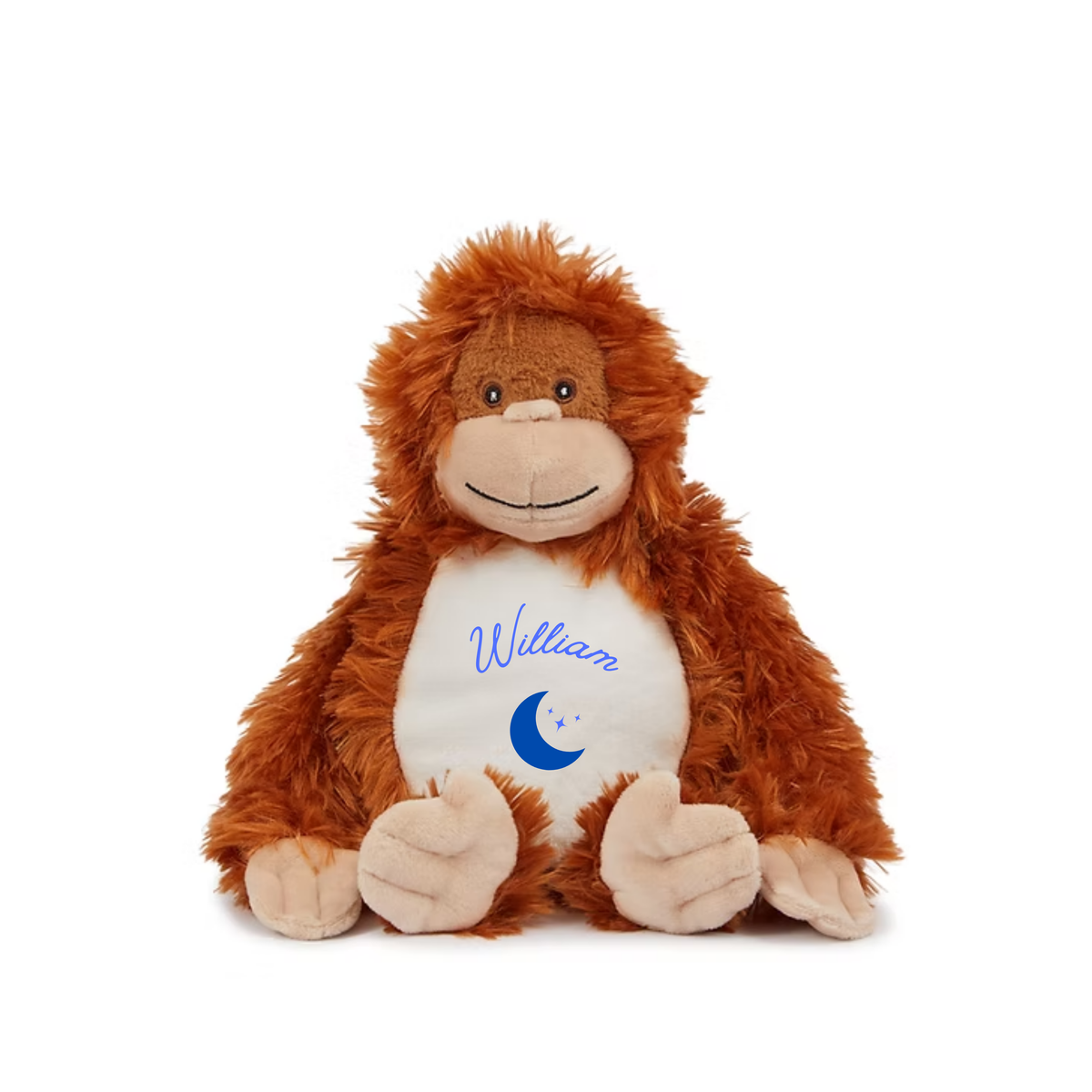MLW By Design - Personalised Monkey Plush Toy | 4 Print Colours