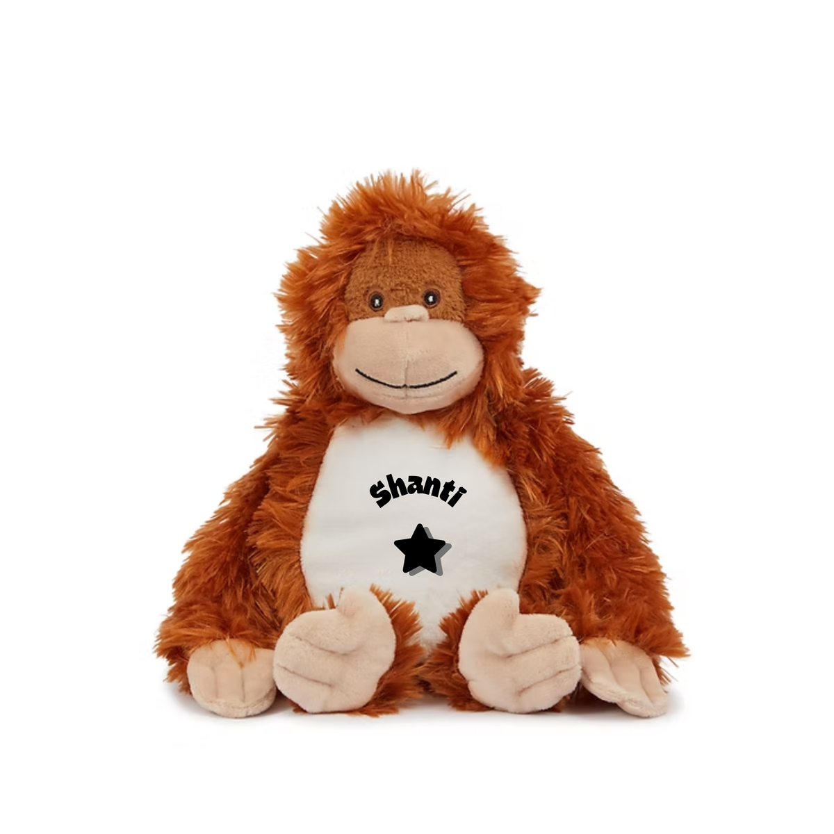 MLW By Design - Personalised Monkey Plush Toy | 4 Print Colours