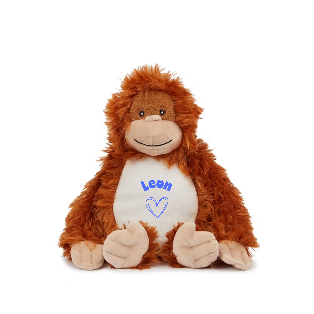 MLW By Design - Personalised Monkey Plush Toy | 4 Print Colours