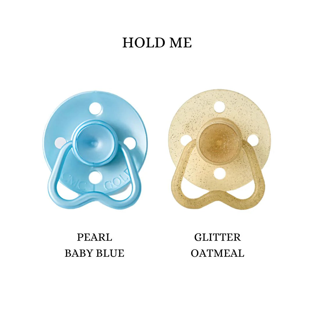 CMC GOLD - Exclusive Hold Me Dummies Twin Pack (Size 2) 6m-18m (VENTED TEAT) | Multiple Options *CLEARANCE*