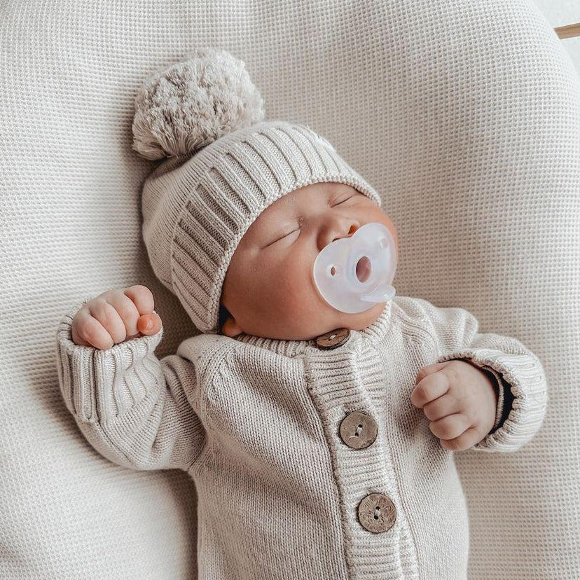3 Little Crowns - Knitted Beanie | Mushroom (Pre-Order Late May)