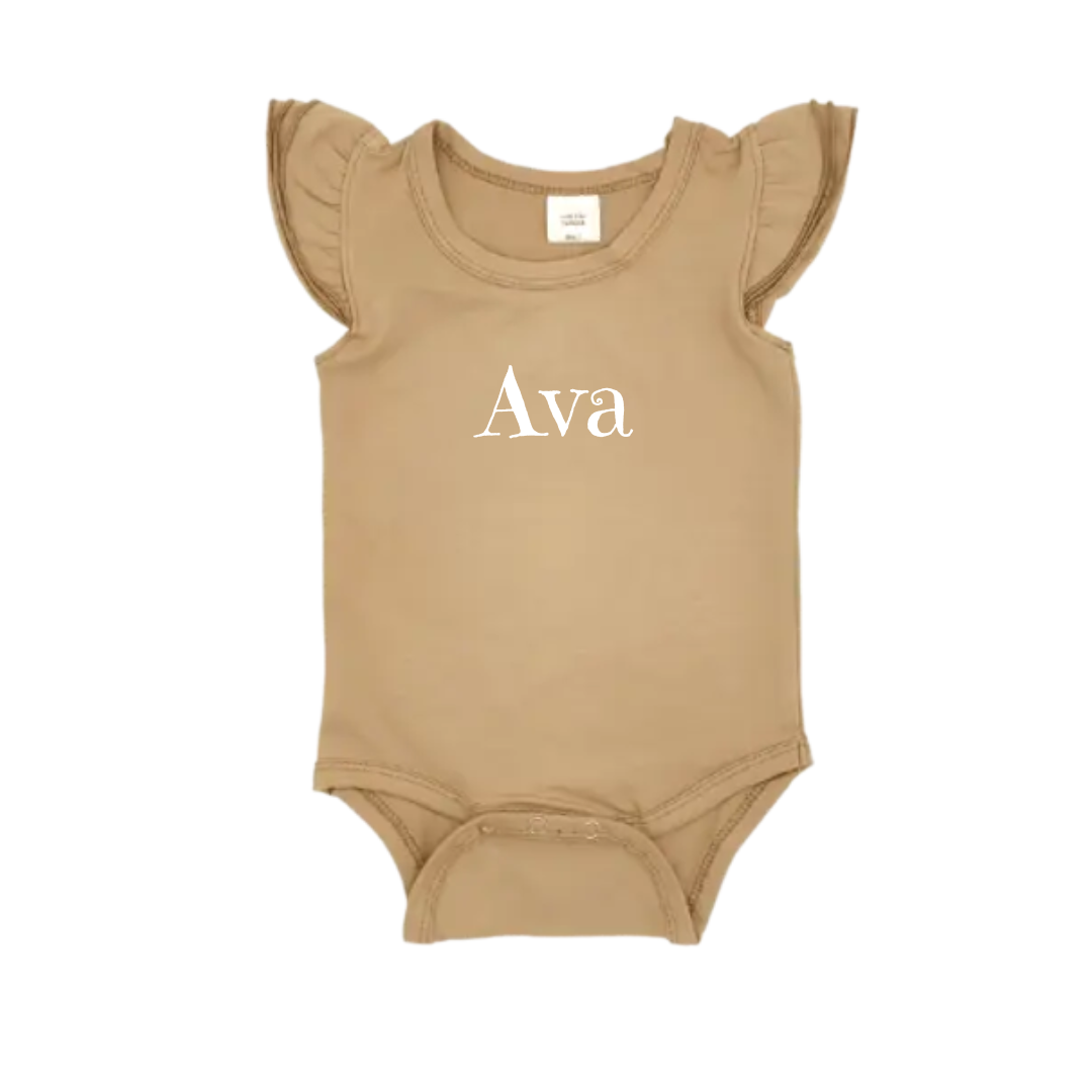 MLW By Design - Flutter Name Bodysuit *LIMITED EDITION*