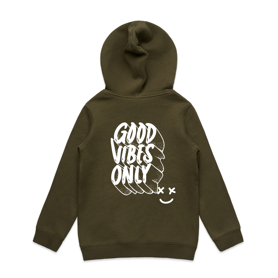 MLW By Design - Good Vibes Only Fleece Hoodie | Various Colours