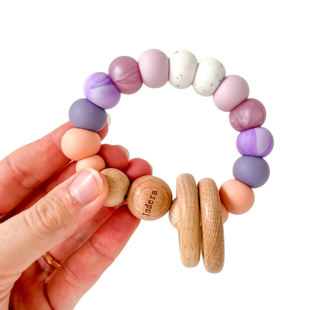 Indera Trading - Sunset Rattle Silicone Teether