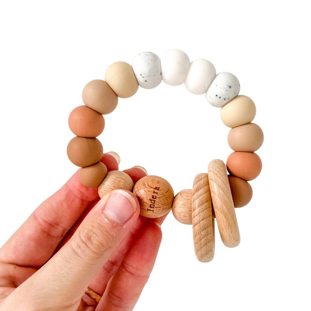 Indera Trading - Sunset Rattle Silicone Teether