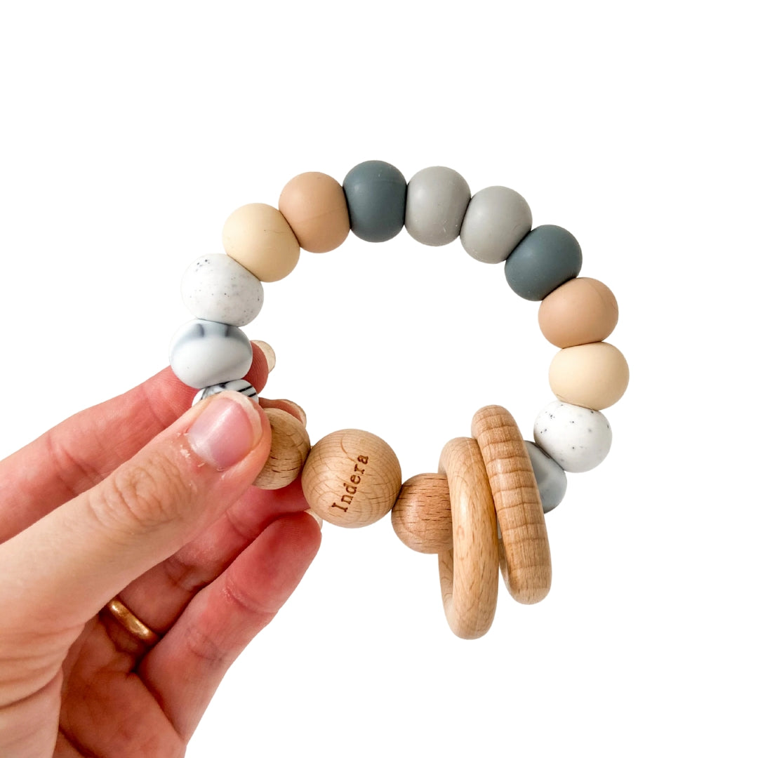Indera Trading - Sunset Rattle Silicone Teether