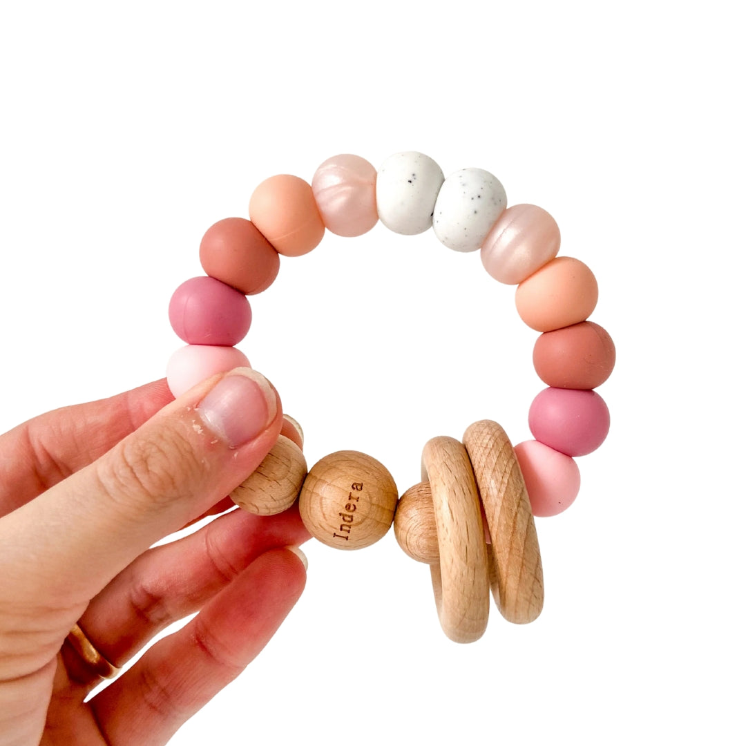 Indera Trading - Sunset Rattle Silicone Teether