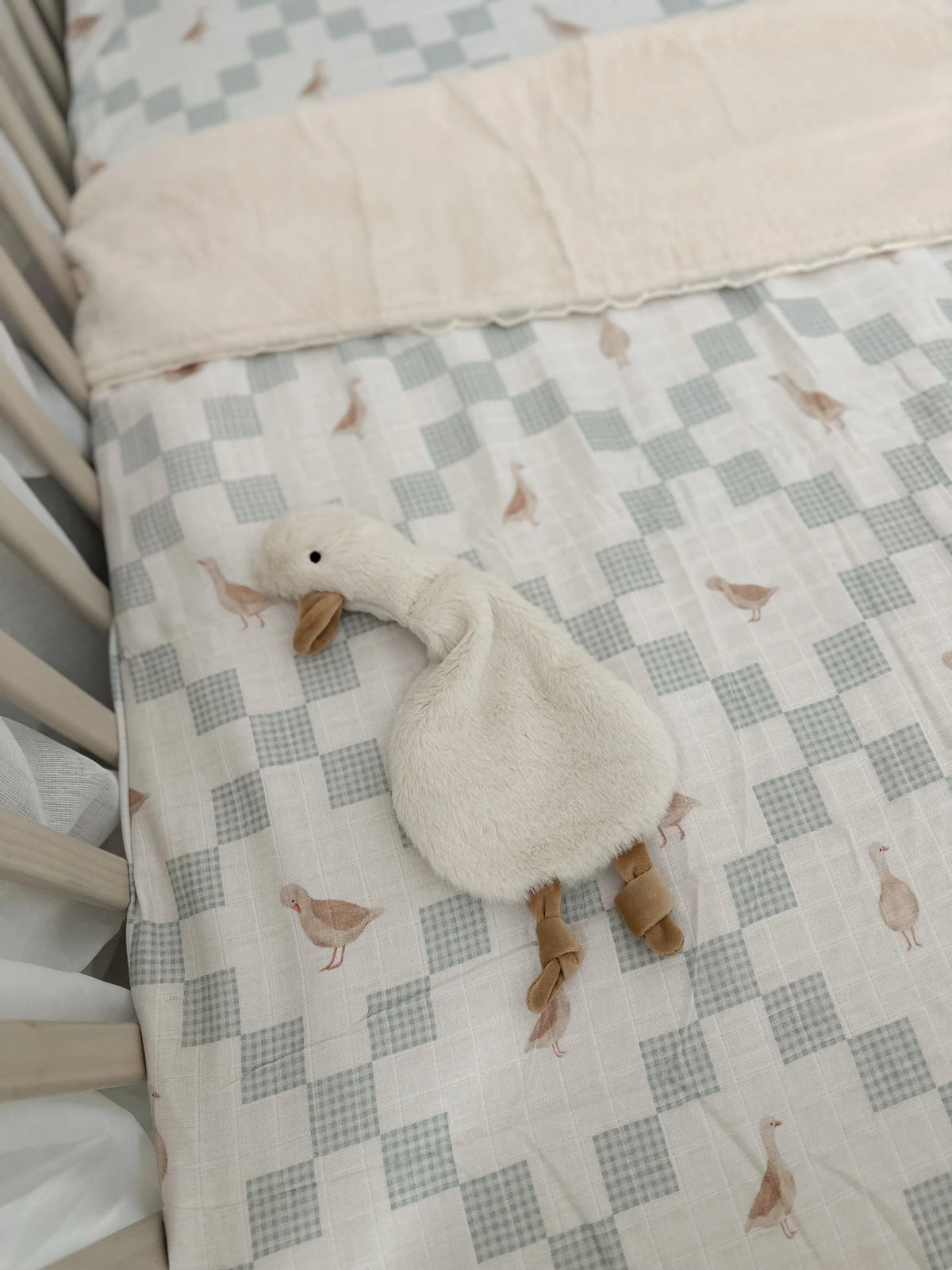 Pop Ya Tot - Fur Lined Cot Blanket | Goosey Gander (Pre-Order 23May)