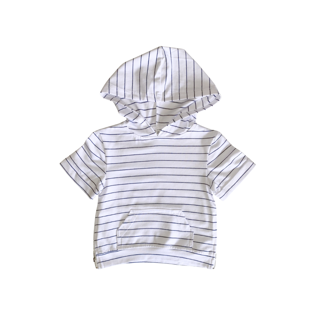 Mister & Muse - Hooded Tee | Stripes