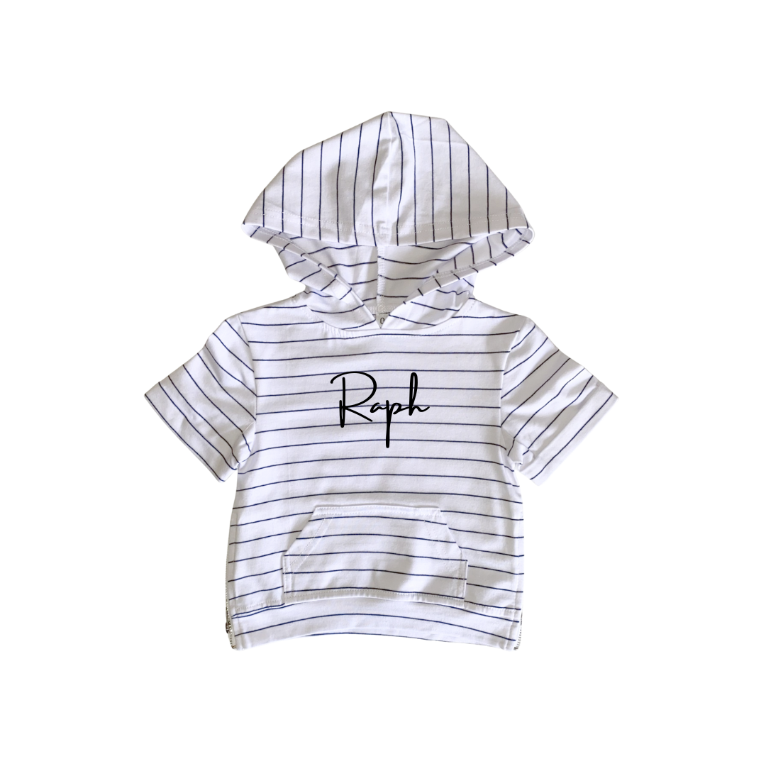Mister & Muse - Hooded Tee | Stripes