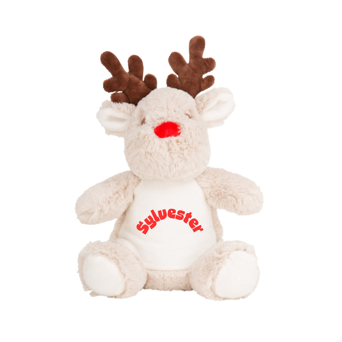MLW By Design - Personalised Reindeer Plush Toy | 6 Print Colours
