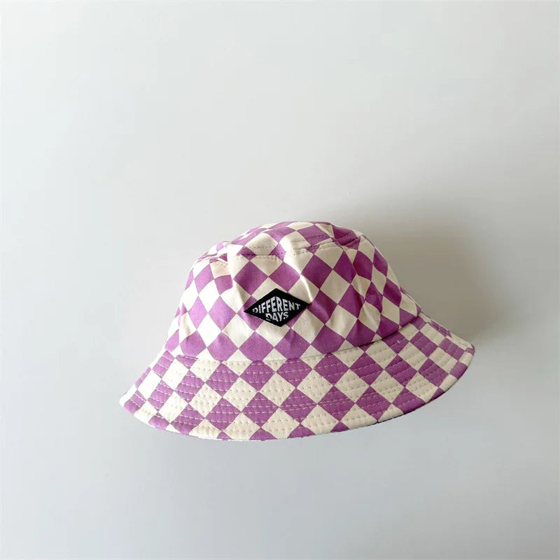 Checkered Bucket Hat | Multiple Colours