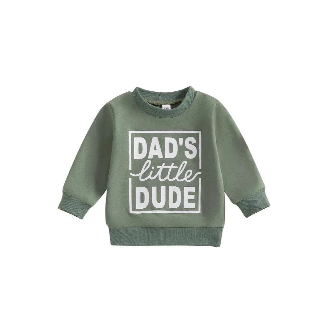 Dads Little Dude Sweater | Various Colours