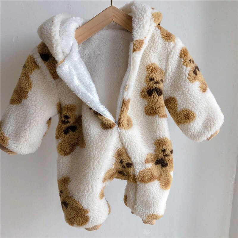 Hooded Teddy Bear Onesie | 2 Colours