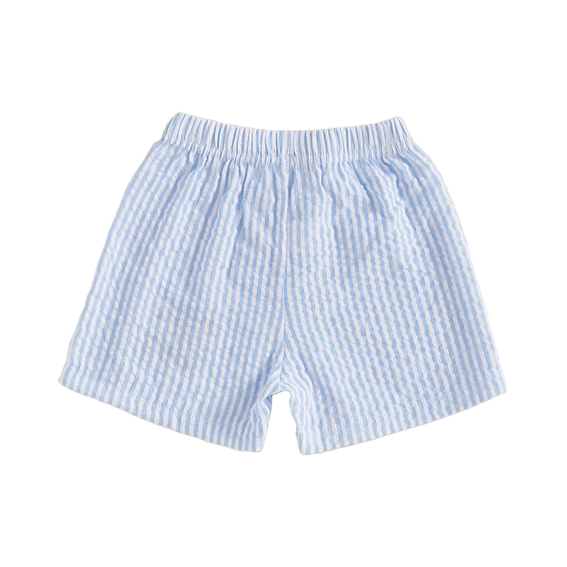 Summer Fun Striped Shorts | Blue