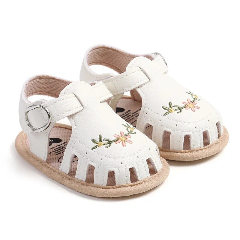Solana Embroidered Sandals | Various Colours