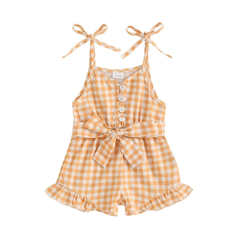 Gingham Tie Up Playsuit | 3 Colours