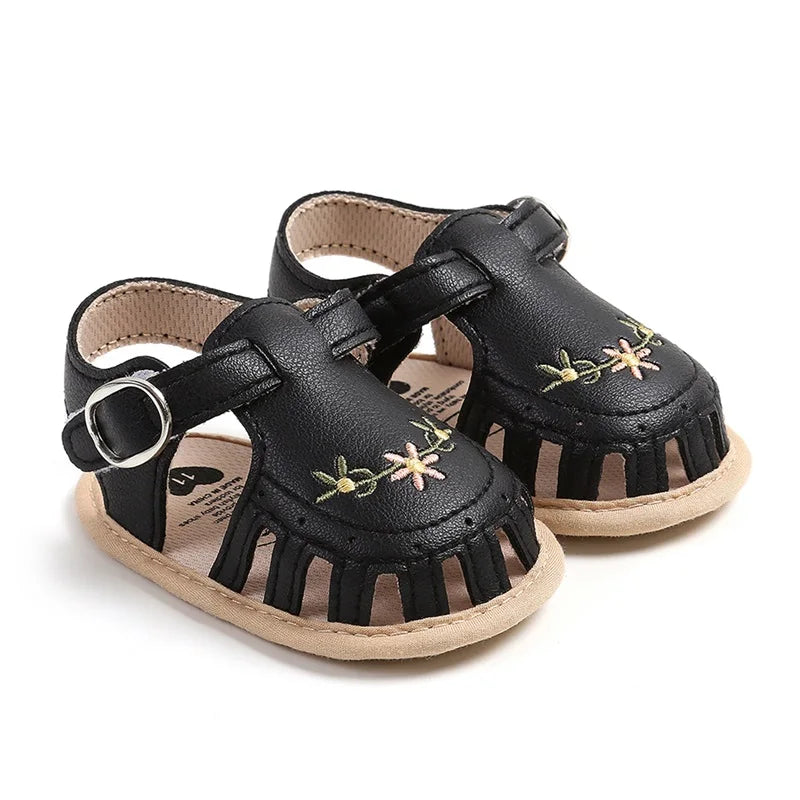 Solana Embroidered Sandals | Various Colours