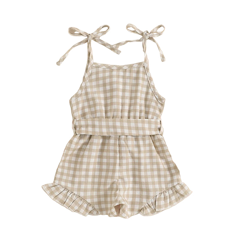 Gingham Tie Up Playsuit | 3 Colours