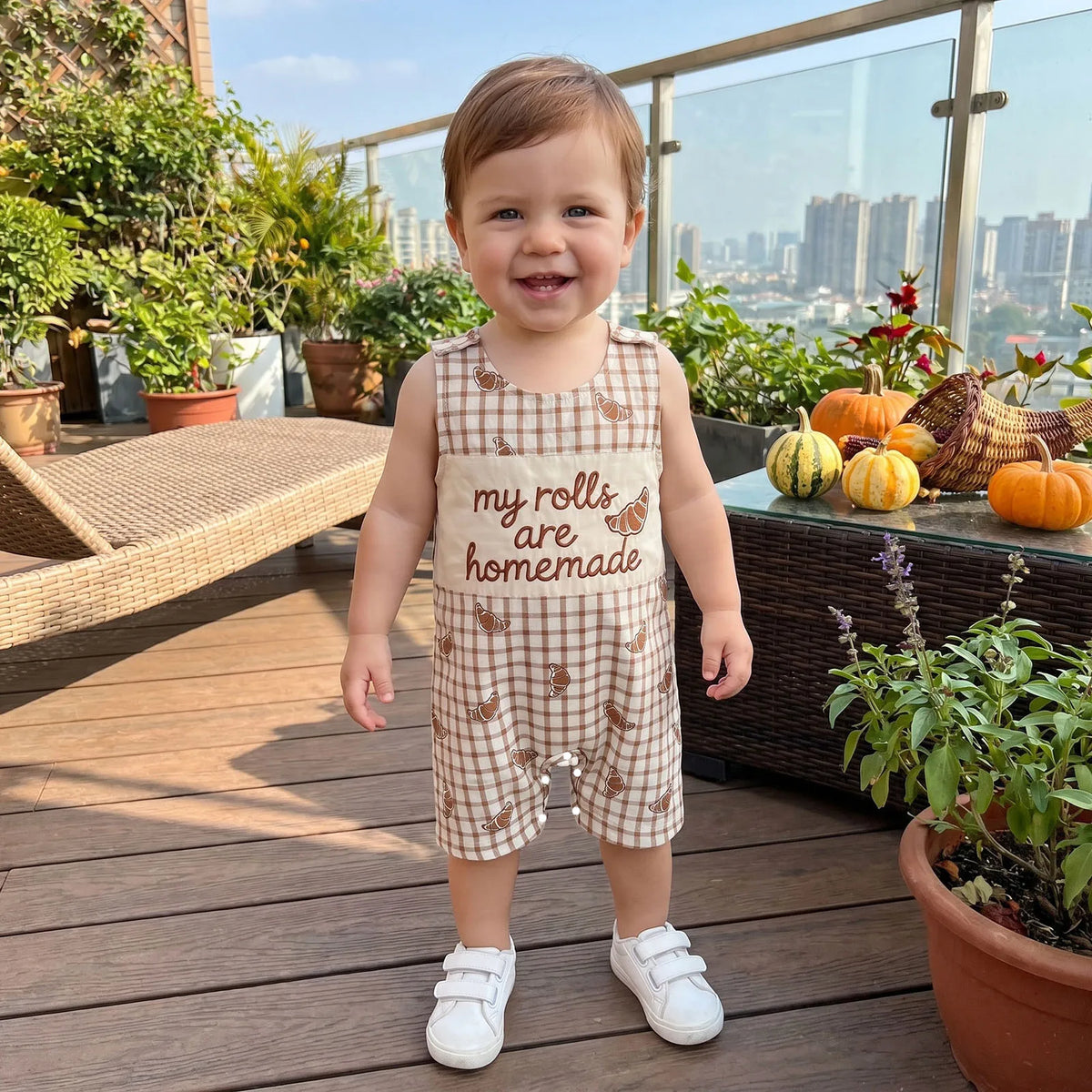 Homemade Rolls Romper