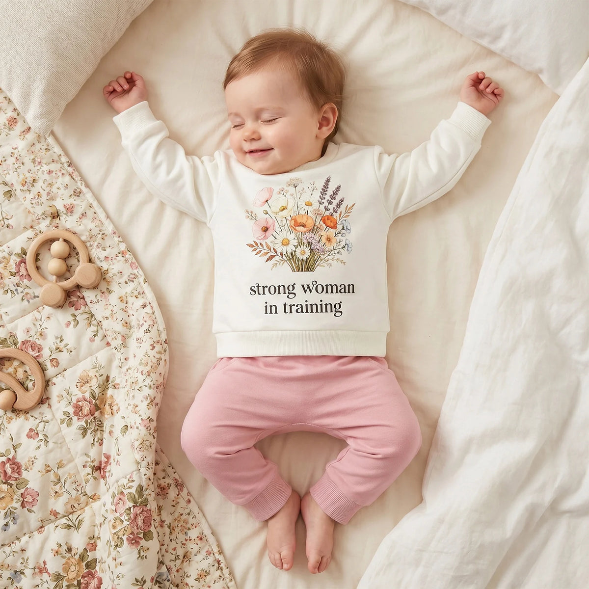 Strong Woman In training Tracksuit Set