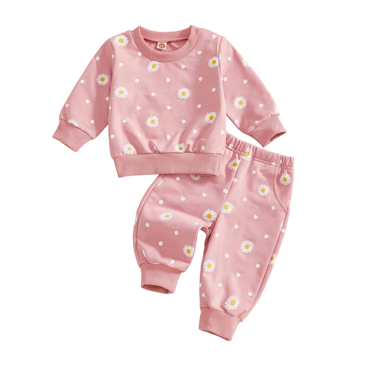 Daisy Dots Winter Set | Pink