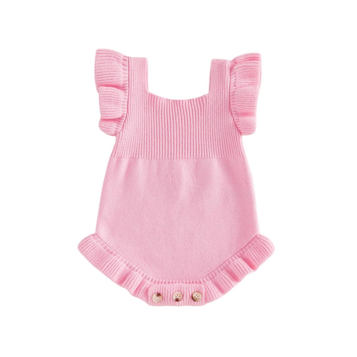 Ella Knit Romper | Pink
