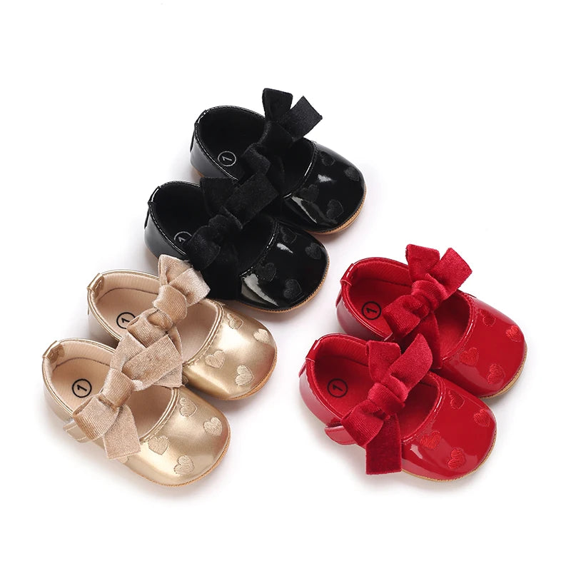 Patent Heart Flats | 3 Colours
