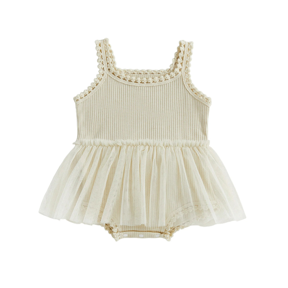 Alice Tutu Romper | Beige