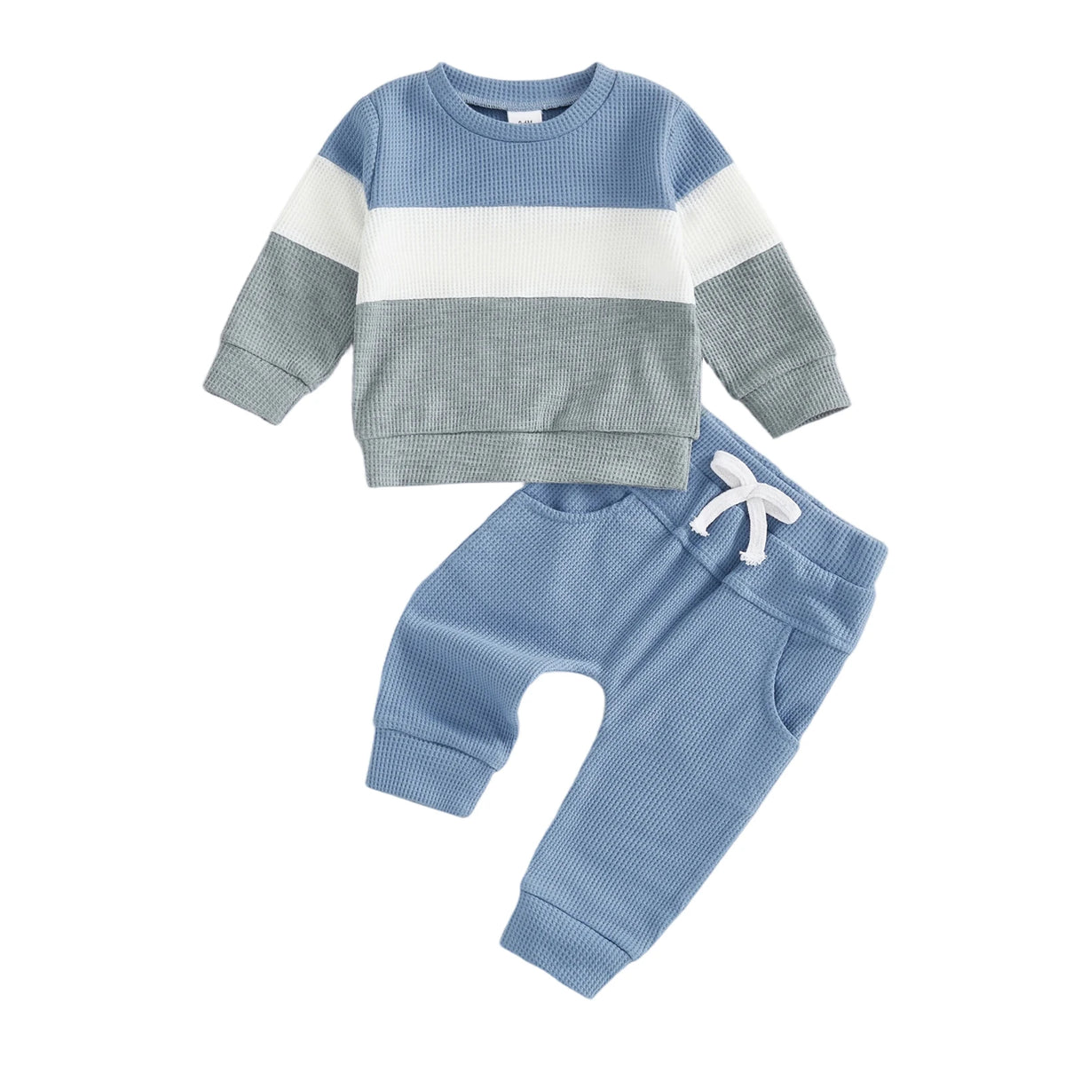 Benji Stripe Set | Blue