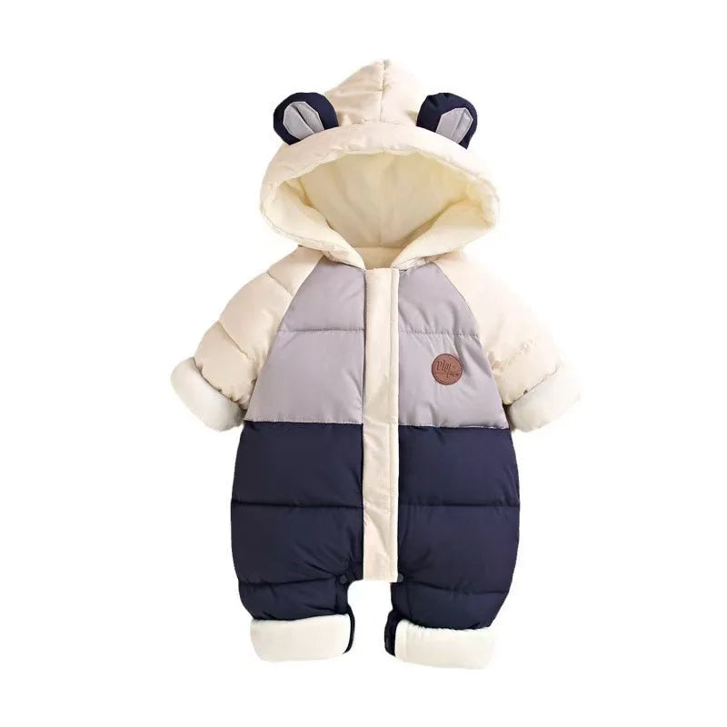 Two Tone Puffer Bear Onesie | 2 Colours