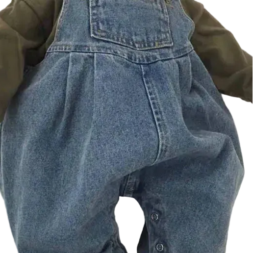 Denim Bubble Romper