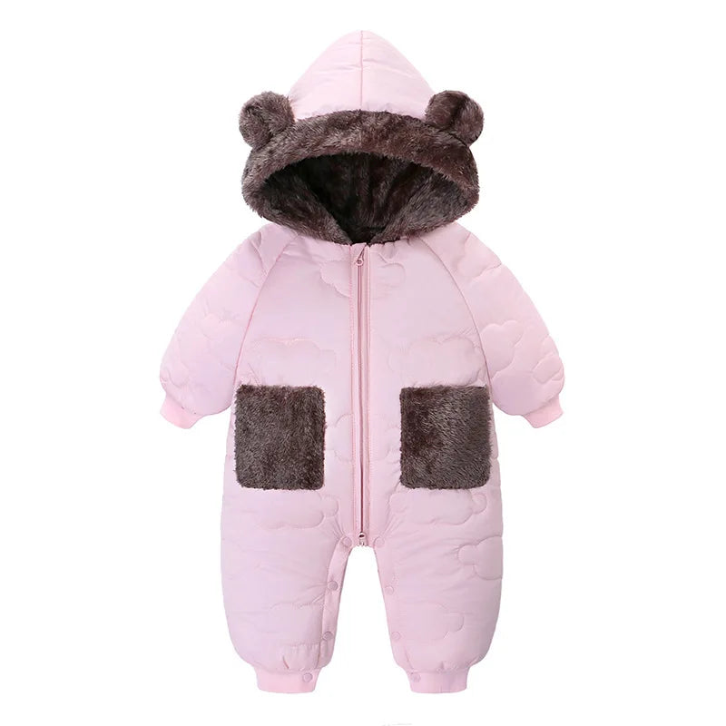 Cloud Quilted Plush Onesie | Pink