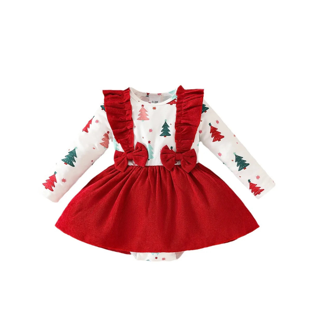 Trees Pinafore Christmas Set (CLEARANCE)