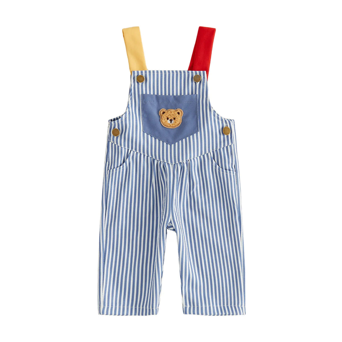 Retro Teddy Overalls | Blue