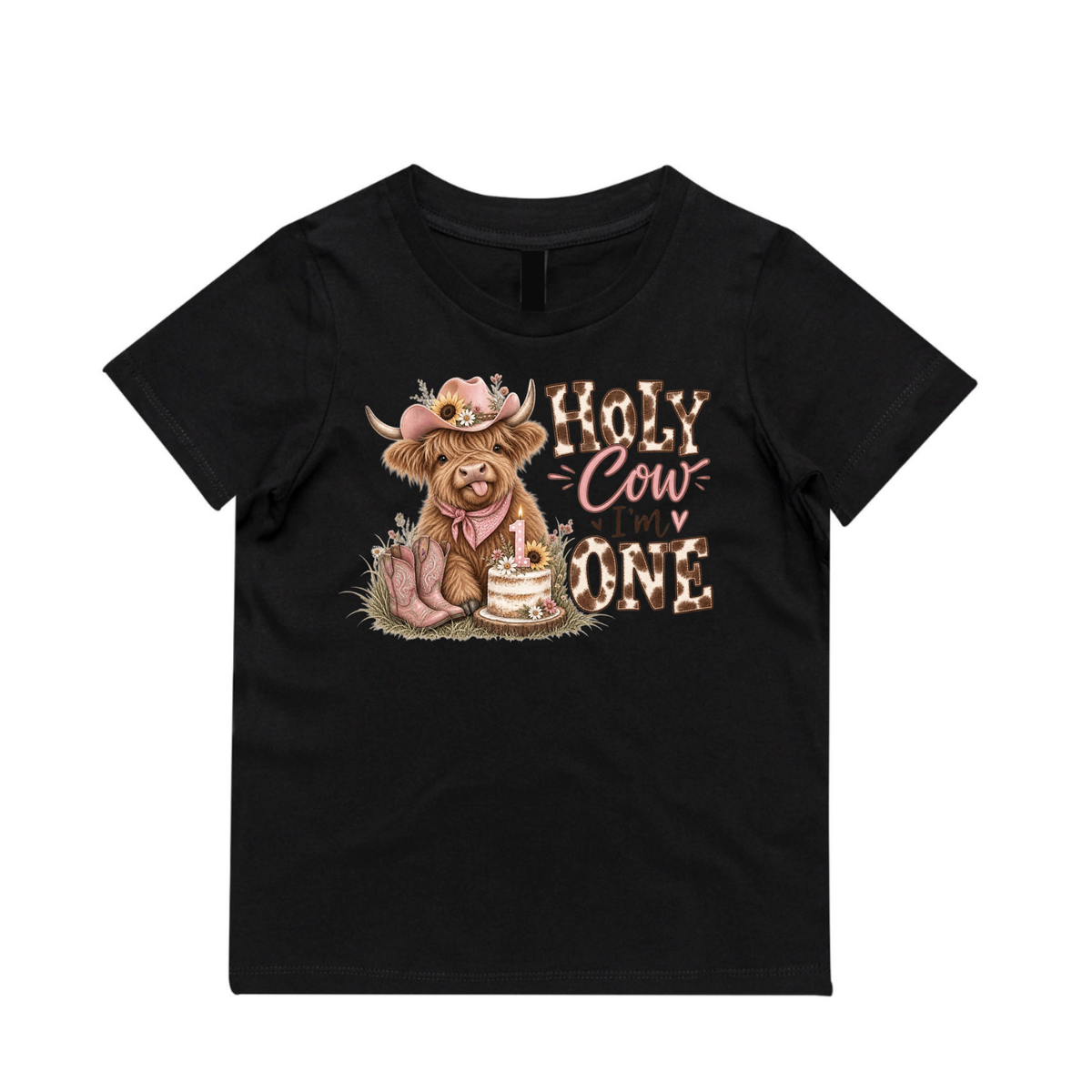 MLW By Design - Holy Cow I'm 1 Tee | Various Colours
