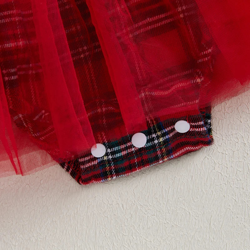 Plaid Tutu Romper