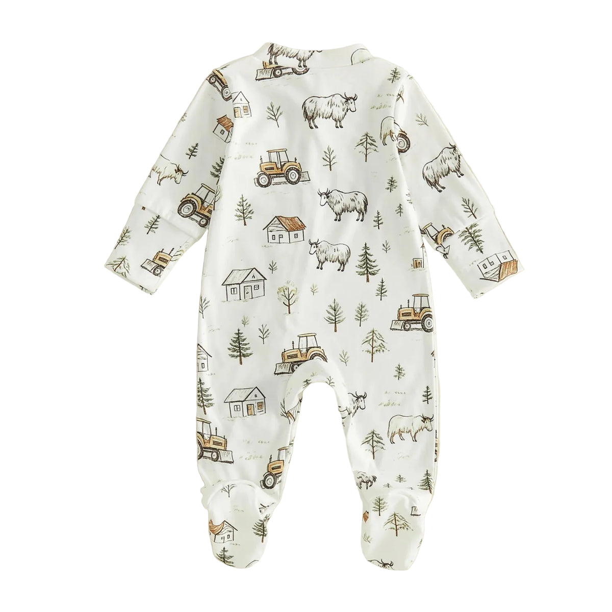 Farm Life Zip Romper