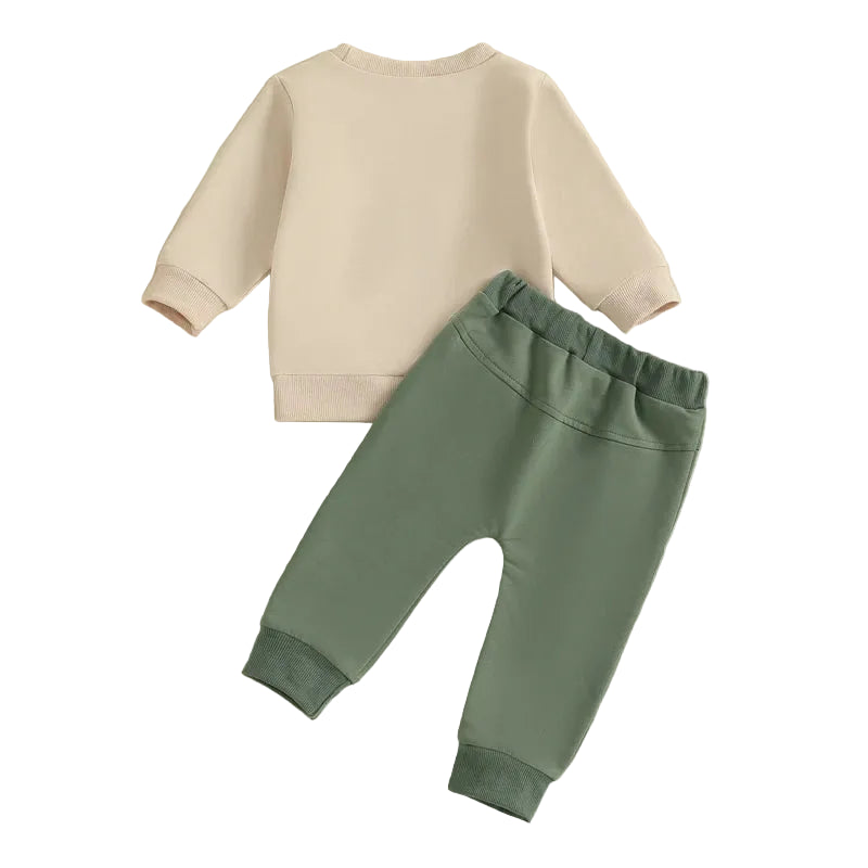 Auntie's Little Dude Set | Sage
