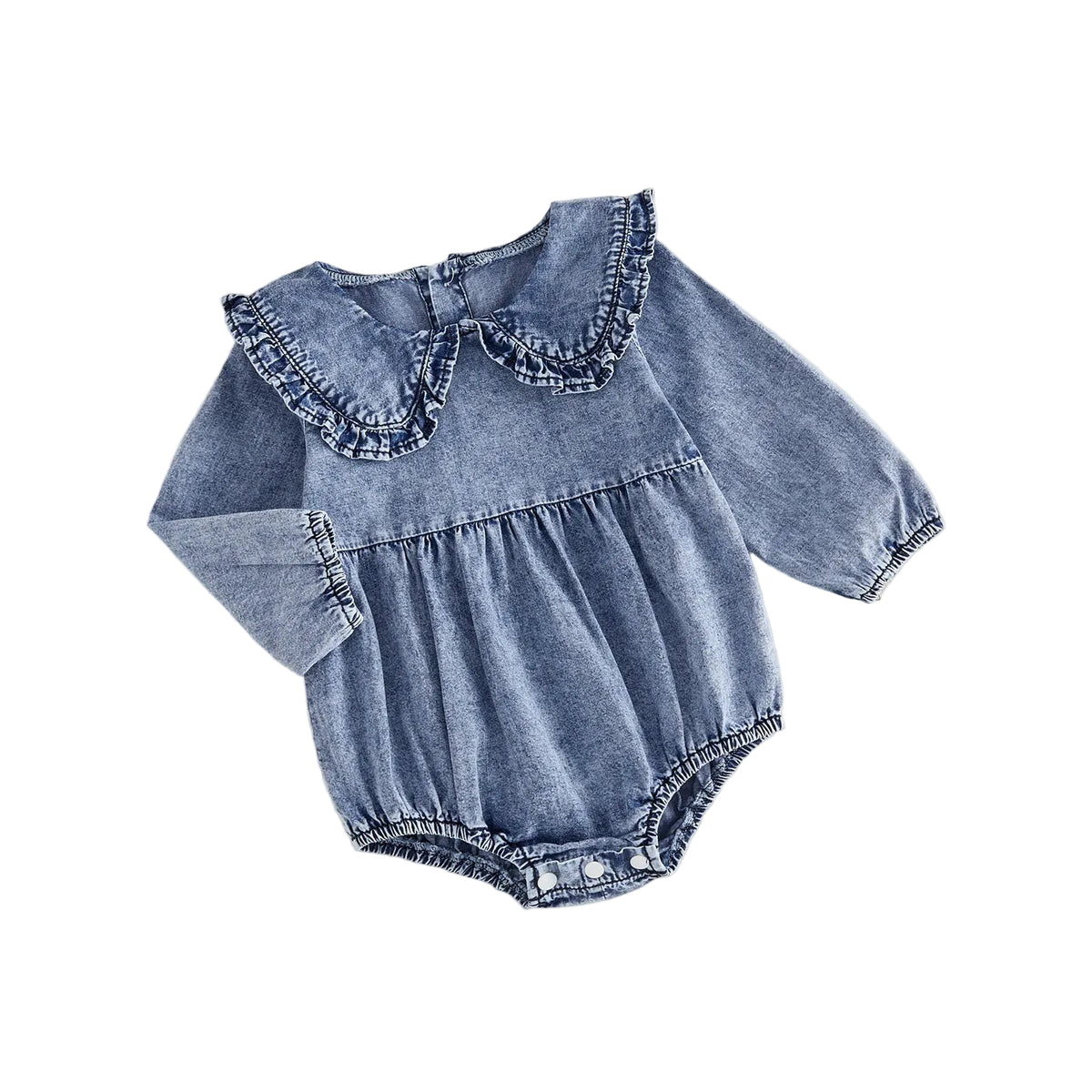 Penny Denim Romper
