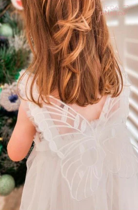 Petticoat Princess - White Butterfly Dress