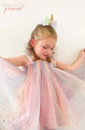 Princess rainbow dress hotsell