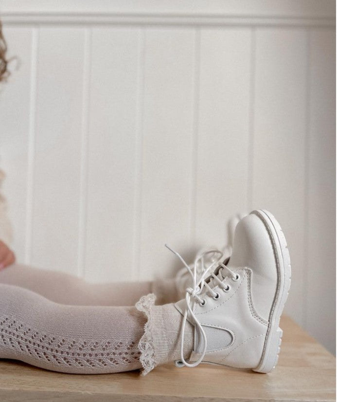 Willow & Ko - Kids Boots | White