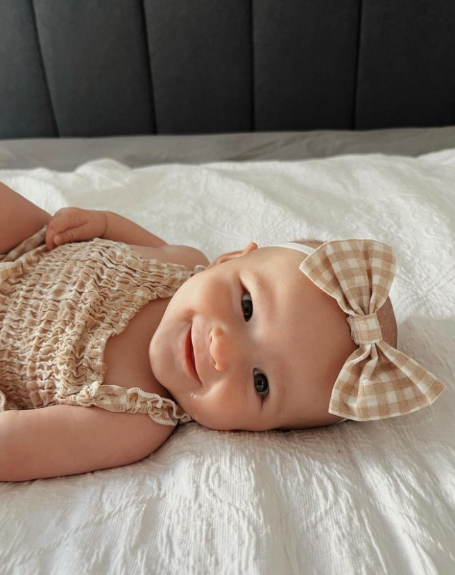 Ruffle Gingham Set