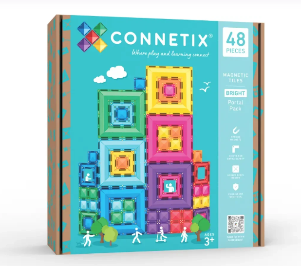 Connetix Tiles - 48 Piece Bright Portal Pack