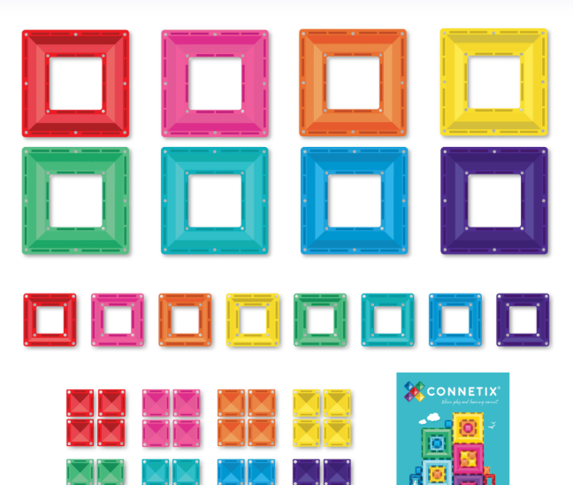 Connetix Tiles - 48 Piece Bright Portal Pack