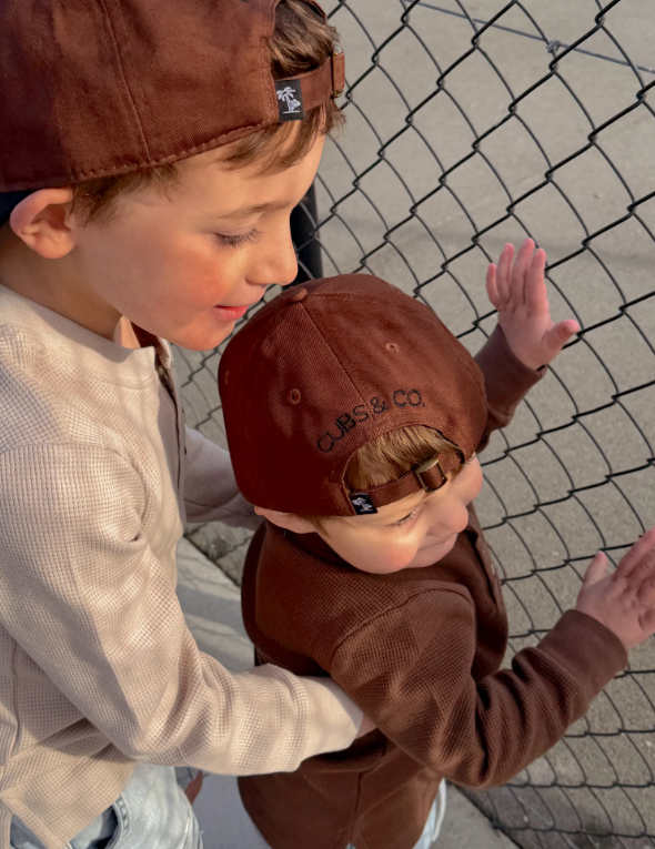 Cubs & Co - PERSONALISED CHOCOLATE BROWN HAT | AVAILABLE IN BABY - ADULT SIZES